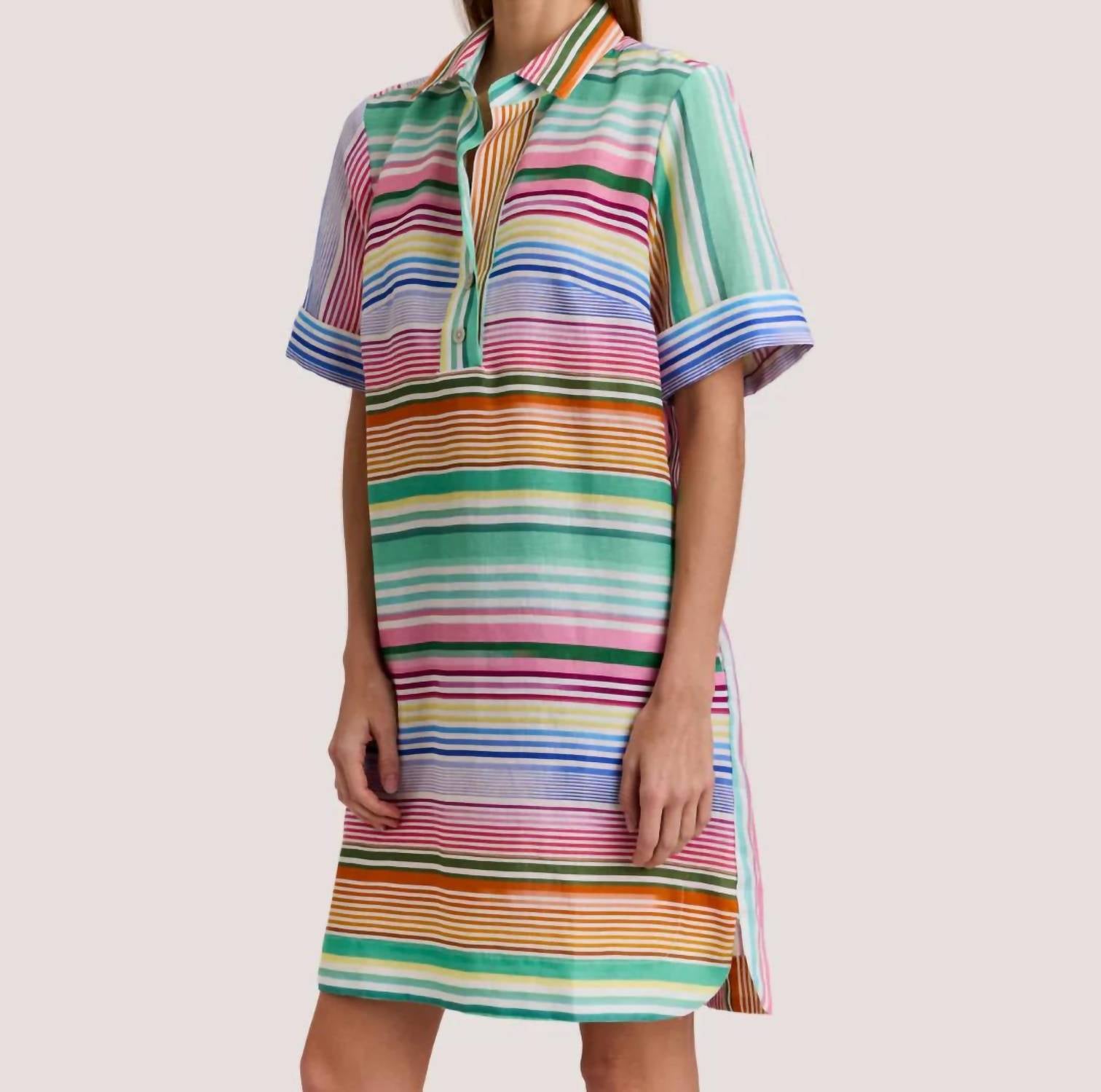 Hinson Wu - Aileen Linen Stripe Dress