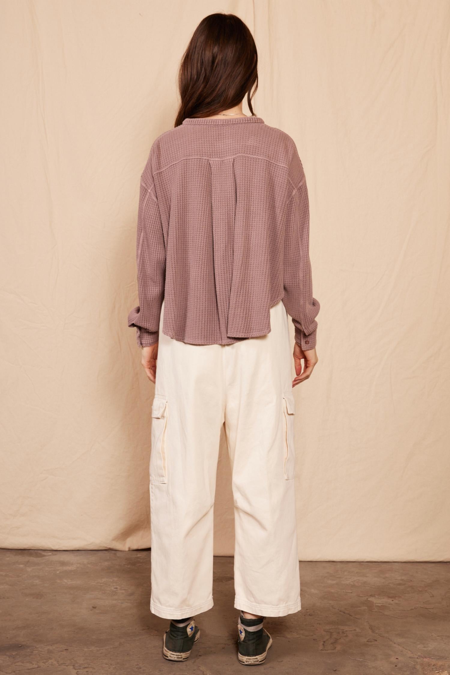People Of Leisure - Quinn Waffle Top