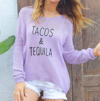 Wooden Ships - Tacos & Tequila Crew Cotton Sweater