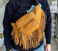 Princess Purse - Women's Western Fringe Bum Bag