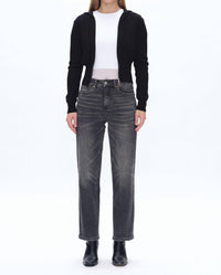 Bayeas High-waisted Straight Leg Trousers in black - women's jeans