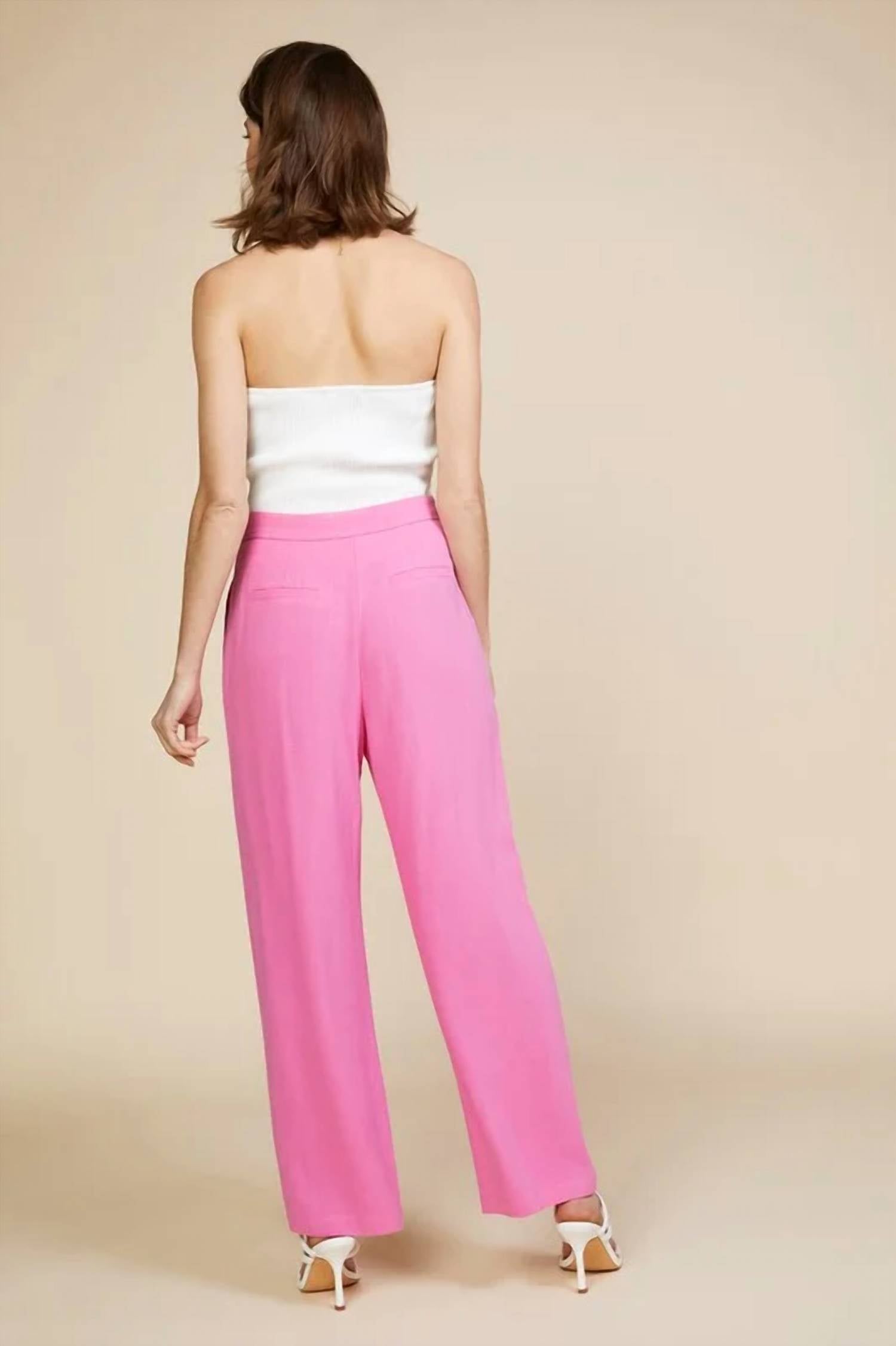 Skies Are Blue - Pintuck Wide Pants