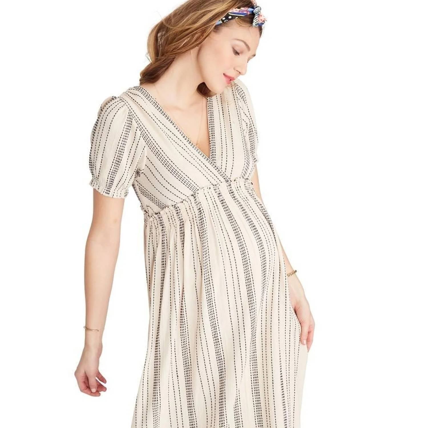 Hatch - Women's Amelia Cotton Gauze Maternity Dress