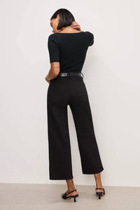 Good American - Good Waist Cropped Palazzo Jeans