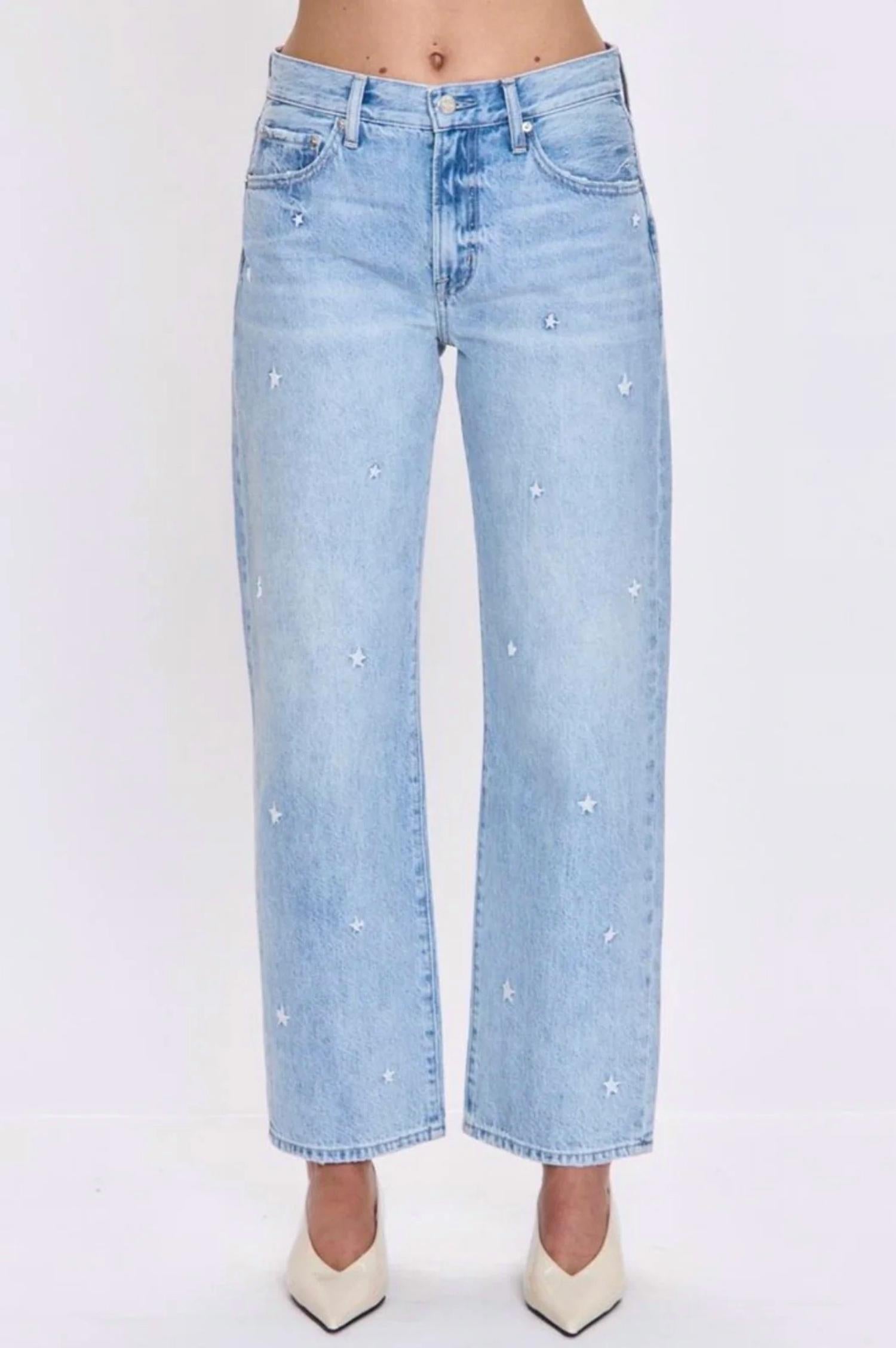 Pistola - Women's Lexi Mid Rise Bowed Straight Jean