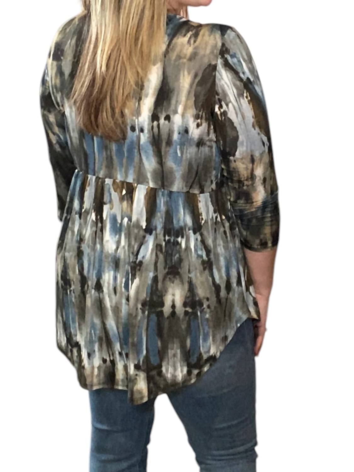 Honeyme - Sky Babydoll Top