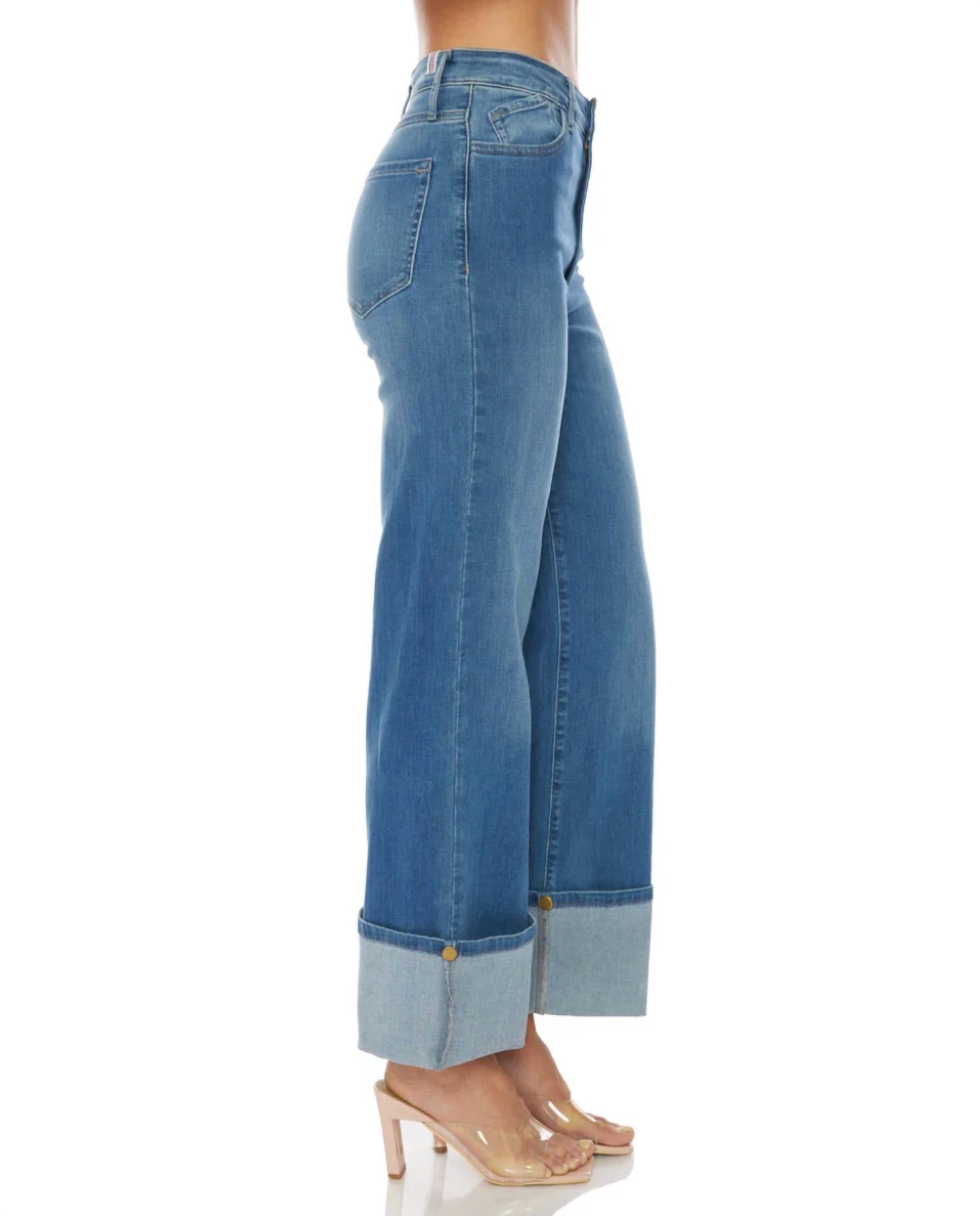 Morrison Denim - Cuffed Wide Leg Jeans