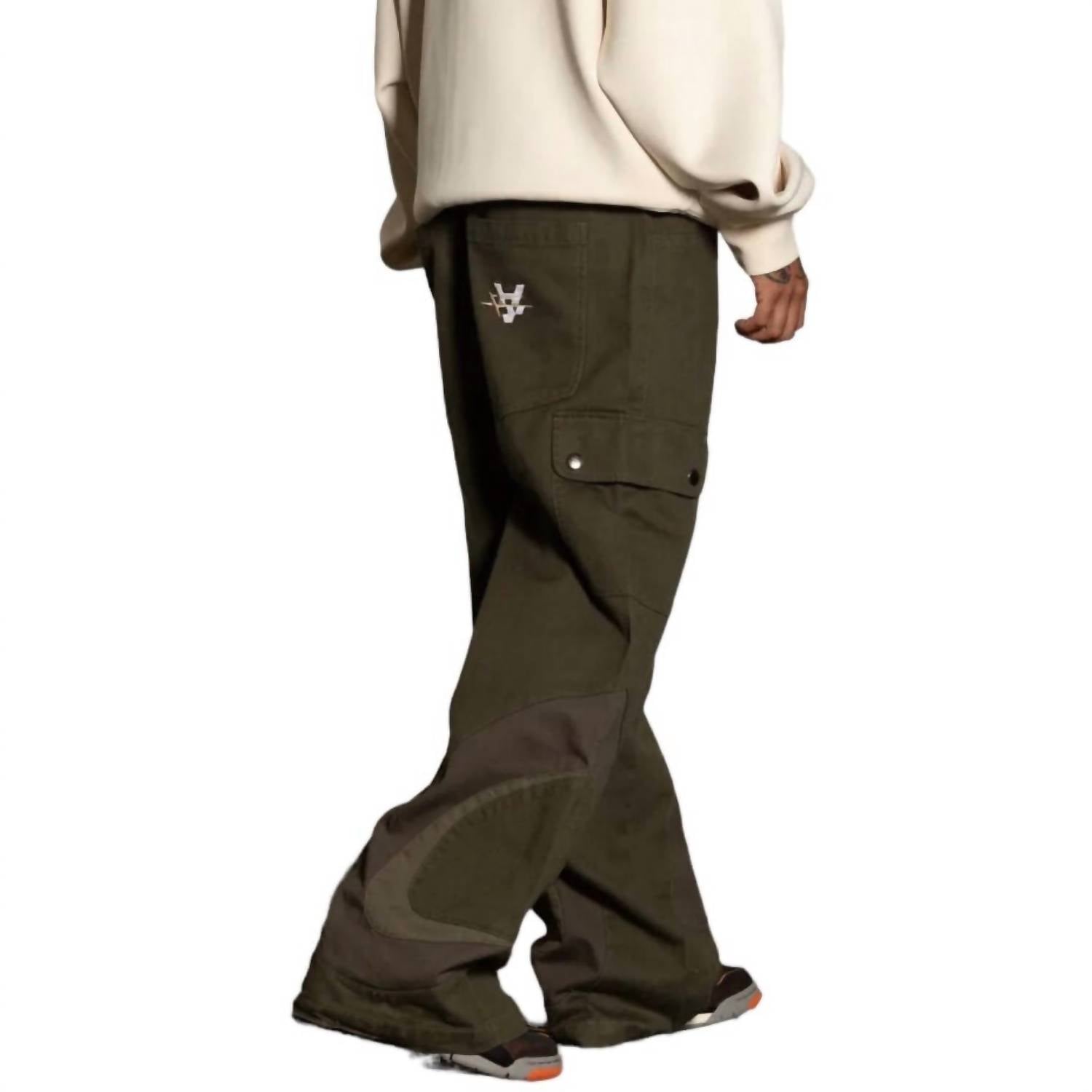 Loiter Anti Flow Cargo Pants in olive - men's pants - view 4