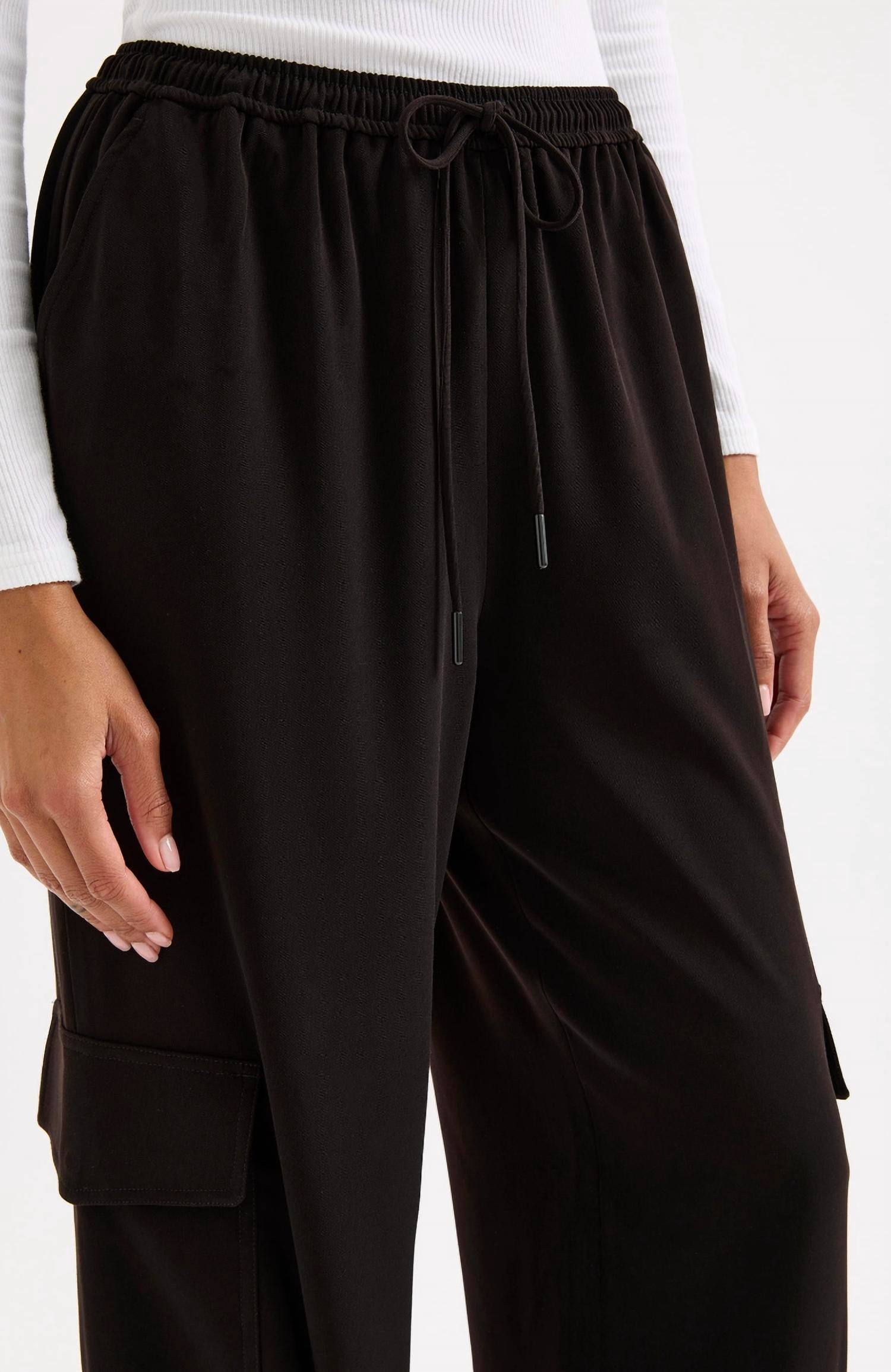 Nude Lucy Quincy Cargo Pants in black - women's pants - view 5
