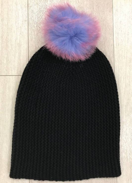 WOMEN'S UNICORN HAT WITH POM POM