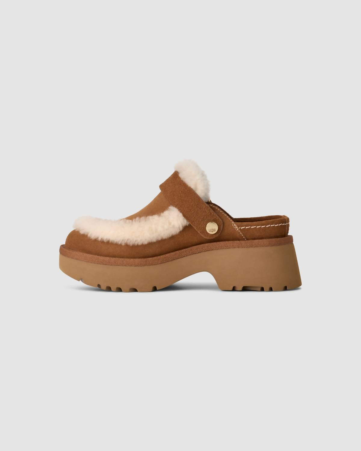 UGG Women's Esmee Clog in chestnut 1 - women's shoe - alternate view
