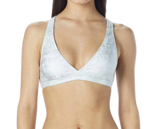 Carmen Marc Valvo - Deluxe Strappy Back Triangle Bikini Top