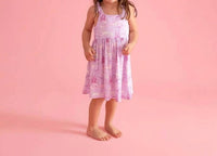 Posh Peanut - Girls Lilith Bow Babydoll Dress