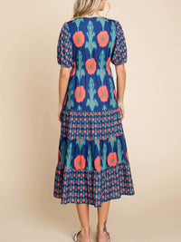 Jodifl - Floral Print Midi Dress