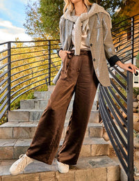 Mystree - Shiny Oversized Blazer