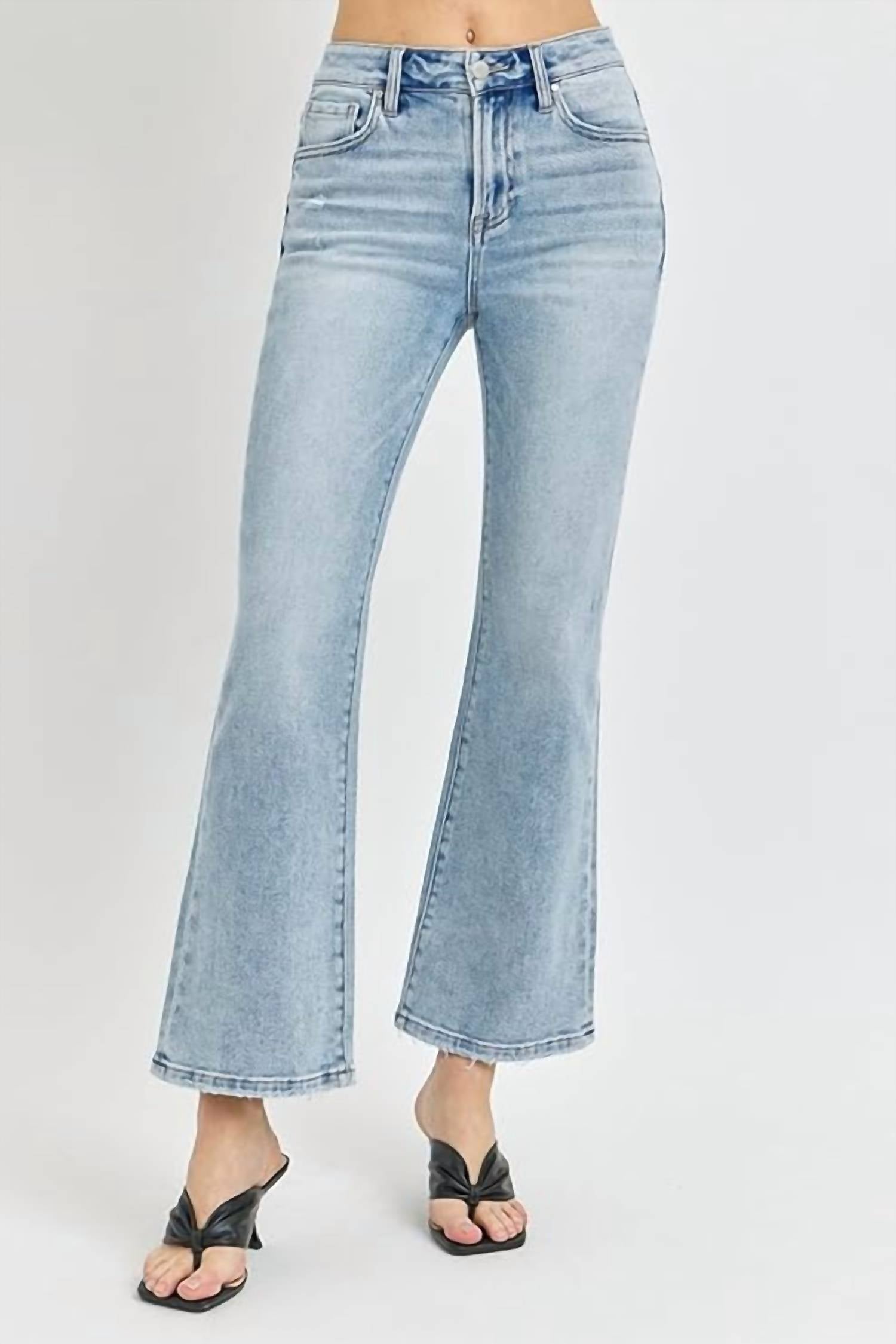 Risen - Kathleen High Rise Ankle Flare Jeans