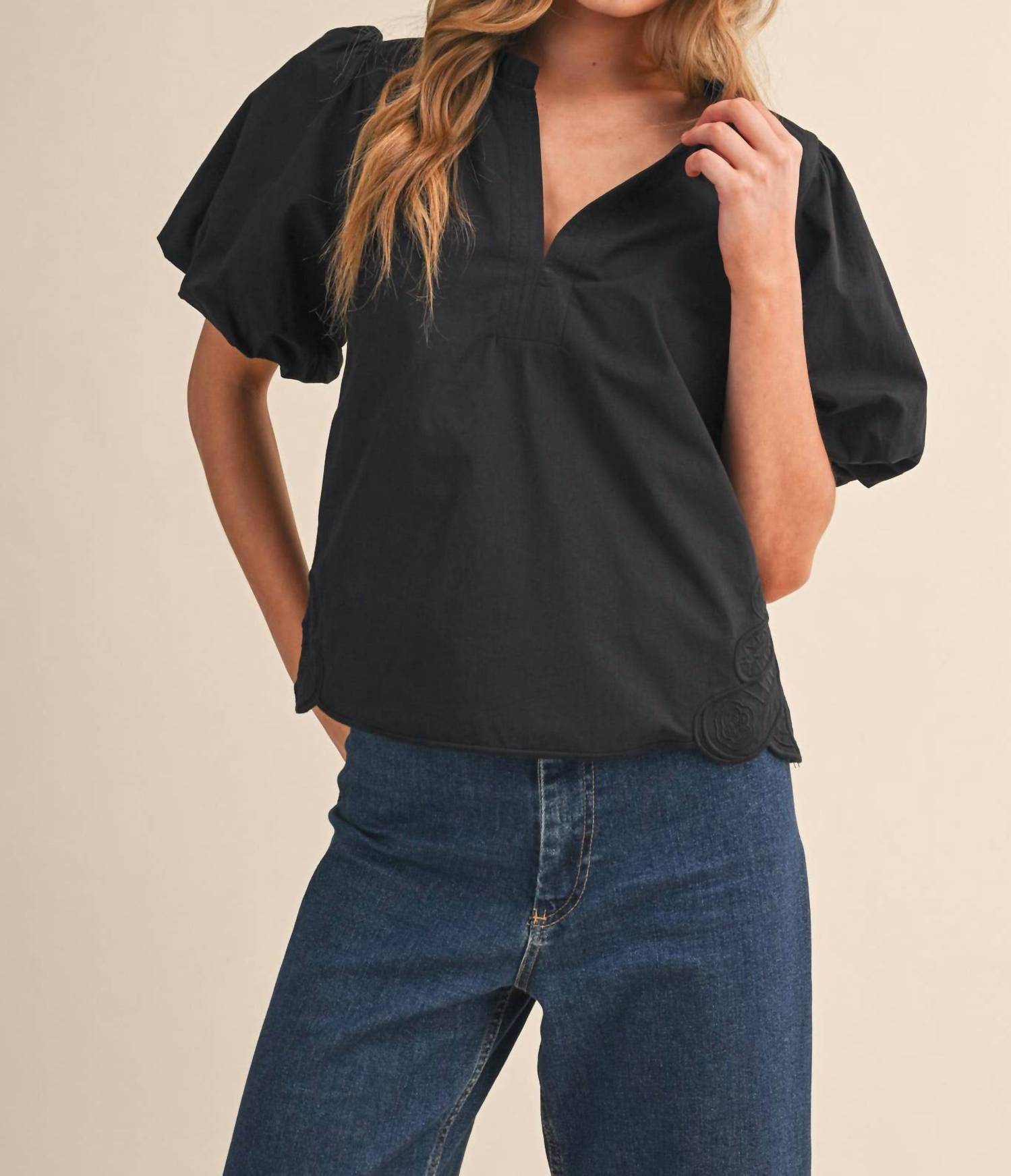 &Merci - Muse Puff Sleeve Blouse