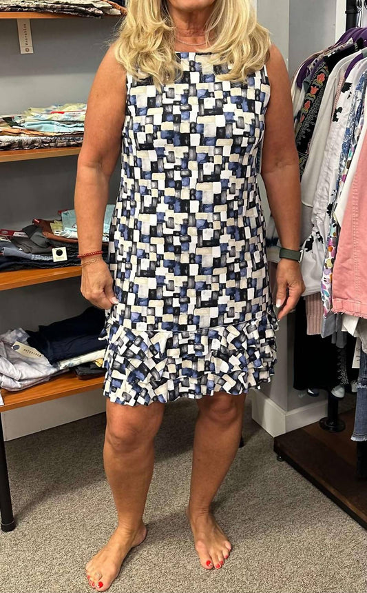 Lulu-B - Beachtime Ruffle Trim Sleeveless Dress