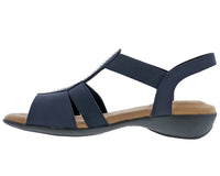 Ros Hommerson Women's Mellow Sandals in navy - women's sandal - view 4