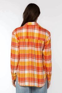 Velvet Heart - Michelle Button Down Plaid Shirt
