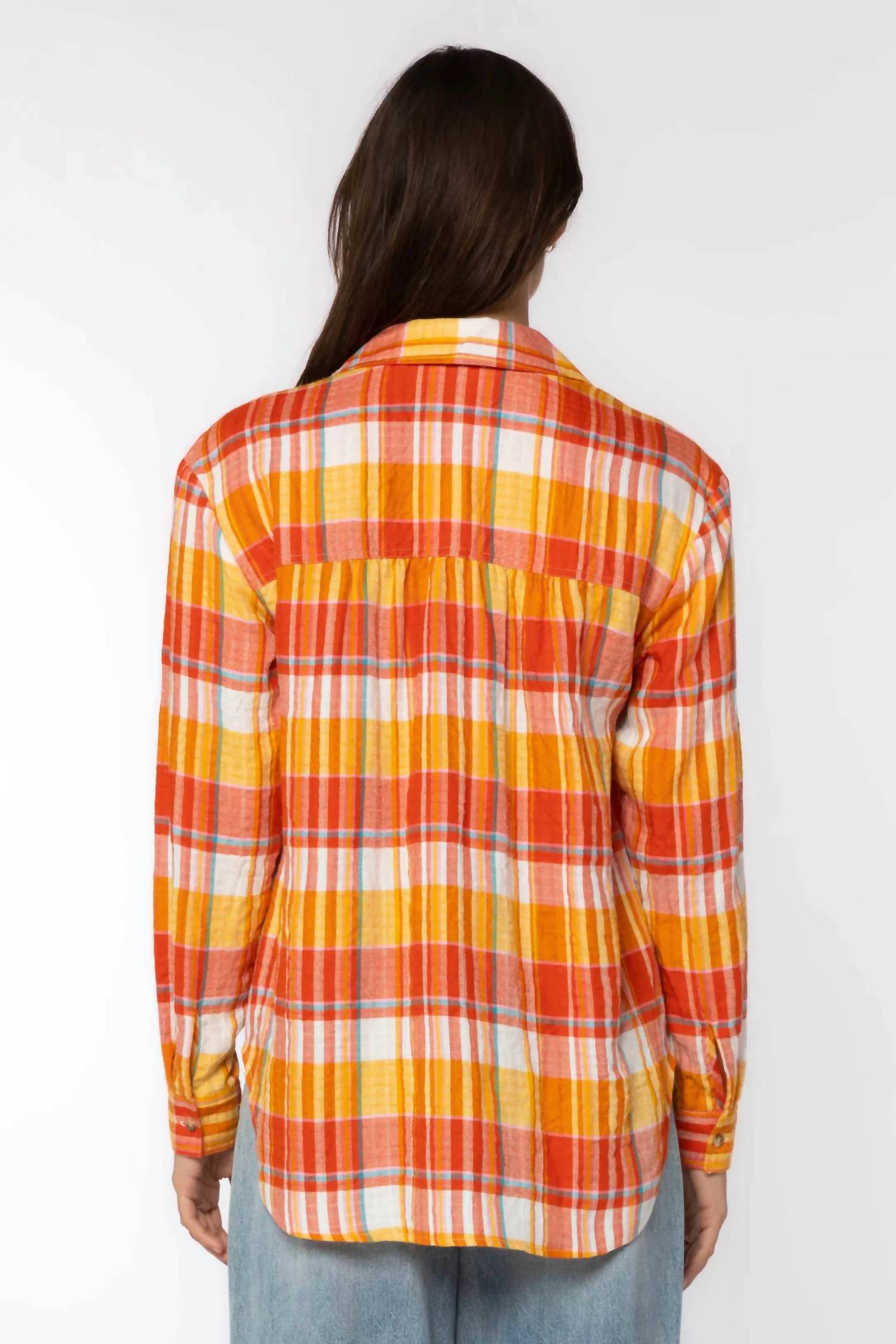 Velvet Heart - Michelle Button Down Plaid Shirt