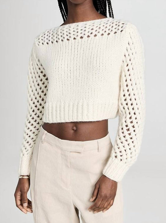 Loveshackfancy - Larson Crop Pullover