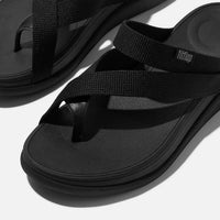 Fitflop - Women's F-mode Go Webbing Flatform Sling Toe-post Sandals