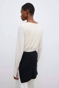 House Of Dagmar - Long Sleeve Square Neck Top