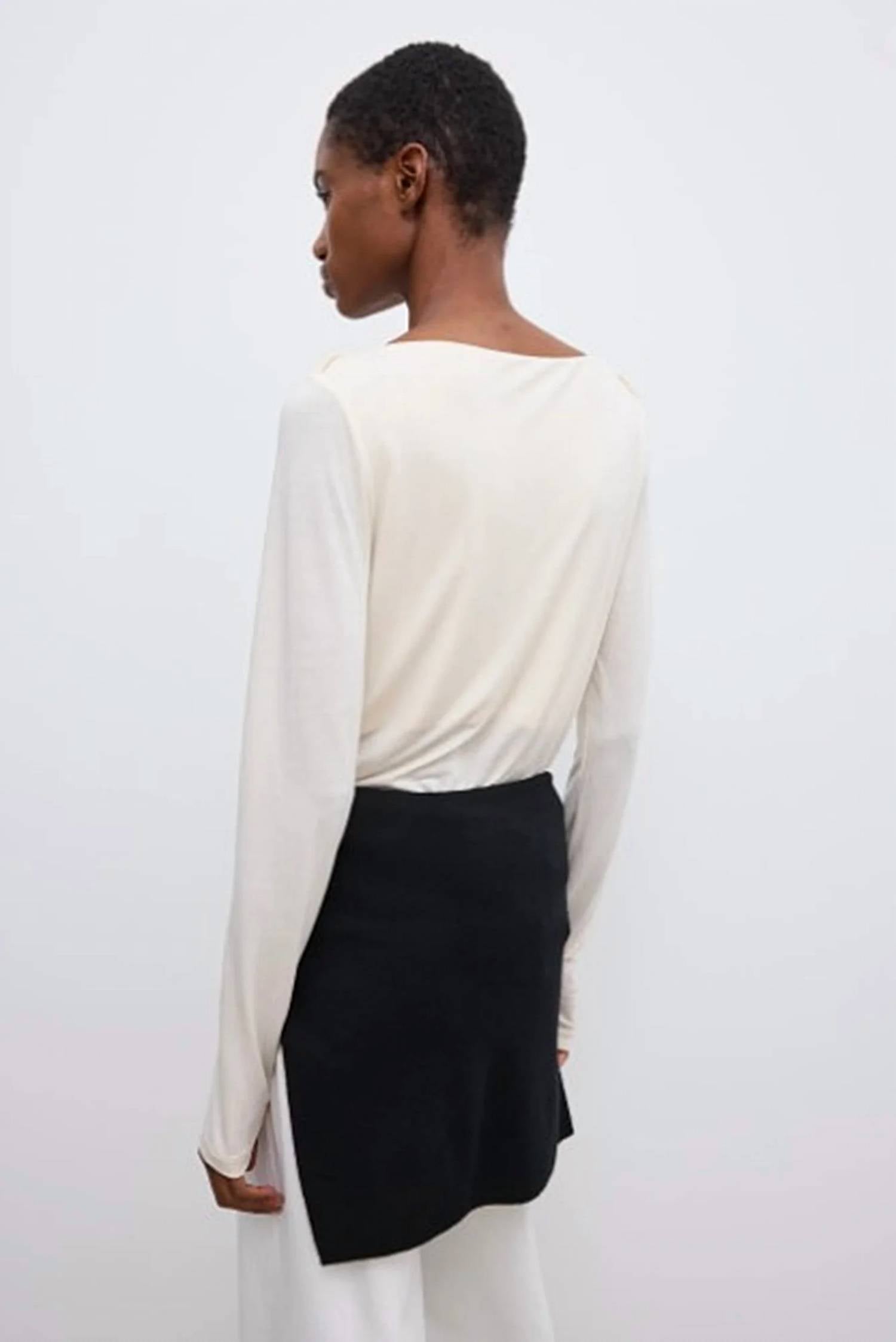 House Of Dagmar - Long Sleeve Square Neck Top