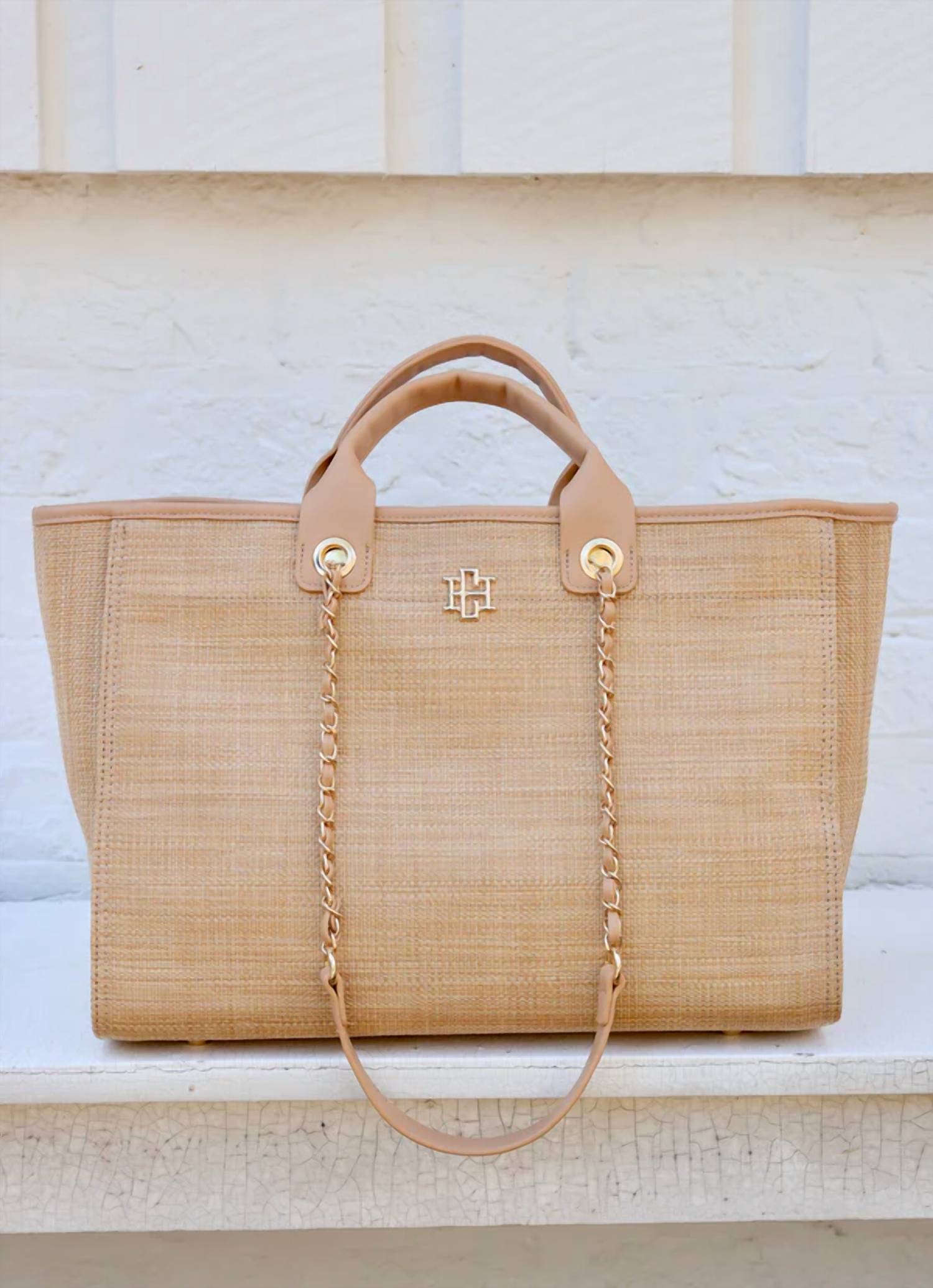 Caroline Hill - Melissa Tote Natural Tan