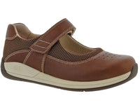 DREW Women's Trust Shoe in camel leather - women's flats