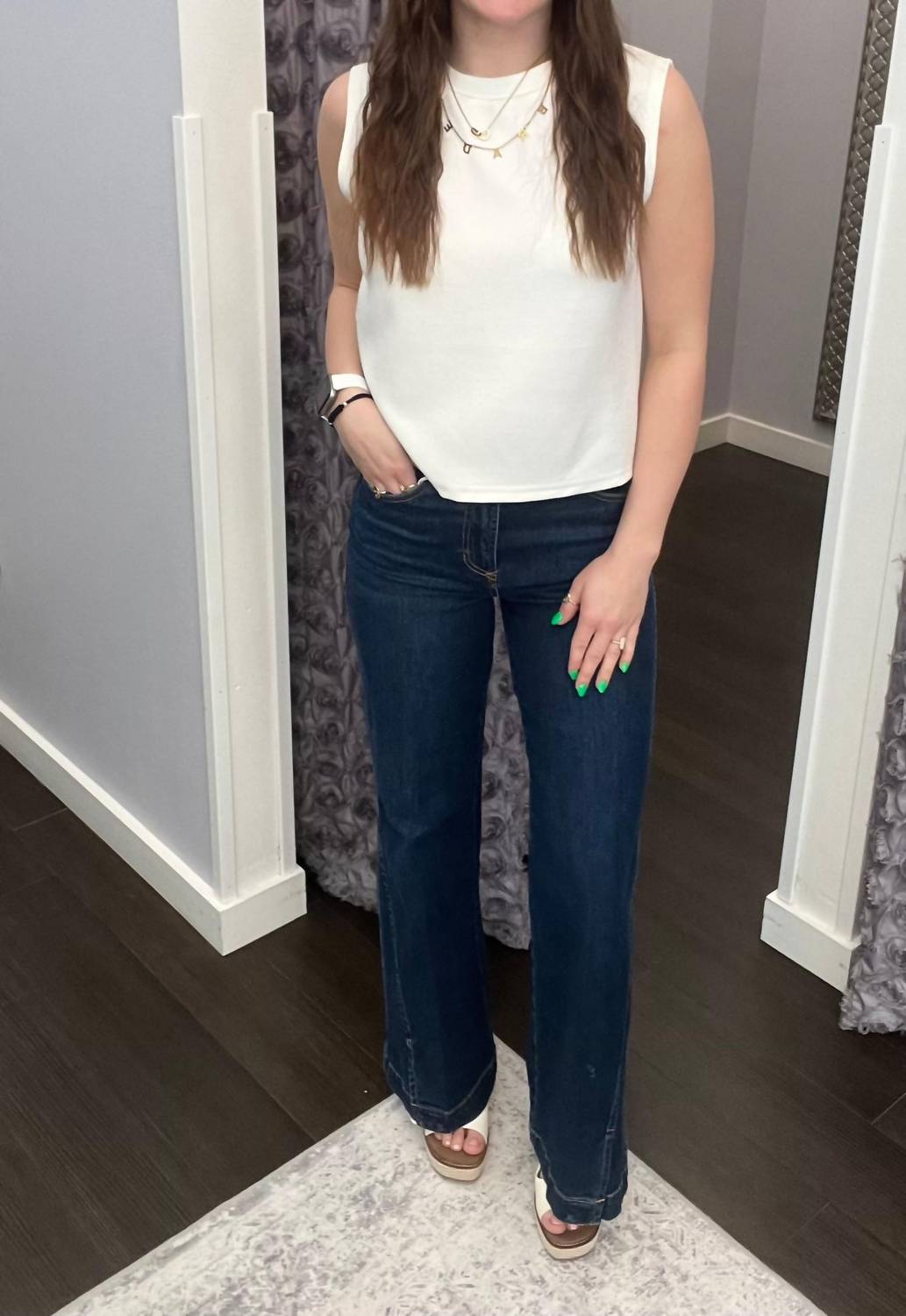 DEAR JOHN DENIM Fiona Split Hem Jeans in belvue - women's jeans