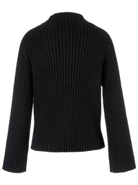 KUT FROM THE KLOTH Hera Turtleneck Sweater in black - women's sweater - view 4