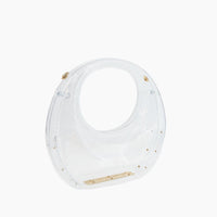 Like Dreams - Women's Moonlit Love Metallic Clear Clutch Bag