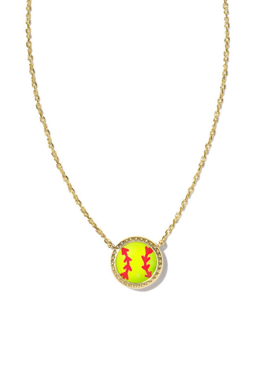 Kendra Scott - Women's Softball Short Pendant Necklace