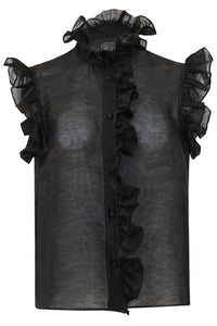 CHRISTY LYNN Women's Marfa Sleeveless Top in black - women's blouse - view 4