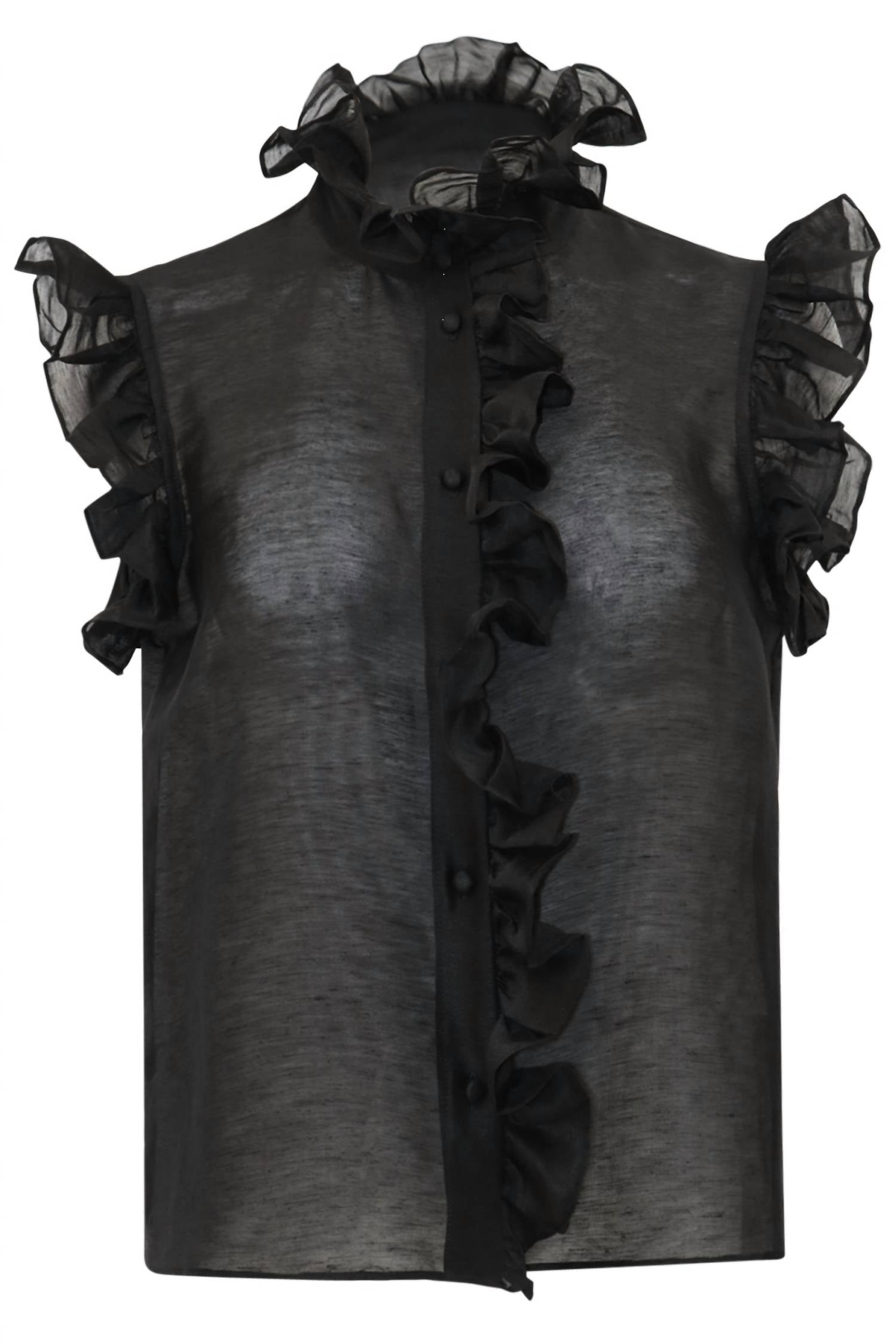 CHRISTY LYNN Women's Marfa Sleeveless Top in black - women's blouse - view 4