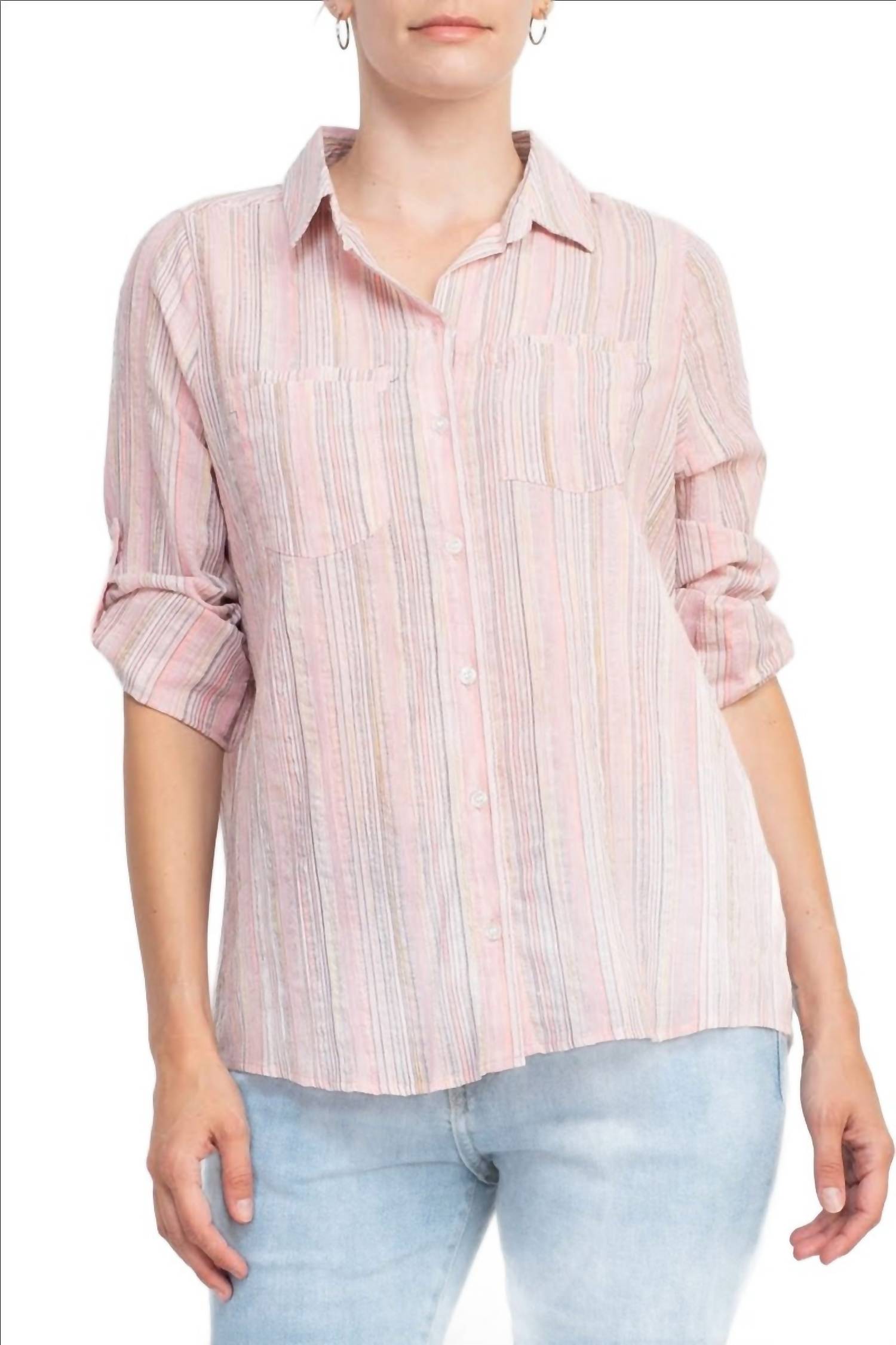 Adyson Parker - Collared Button Down Shirt
