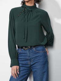 Greylin - Liv Mock Neck Blouse
