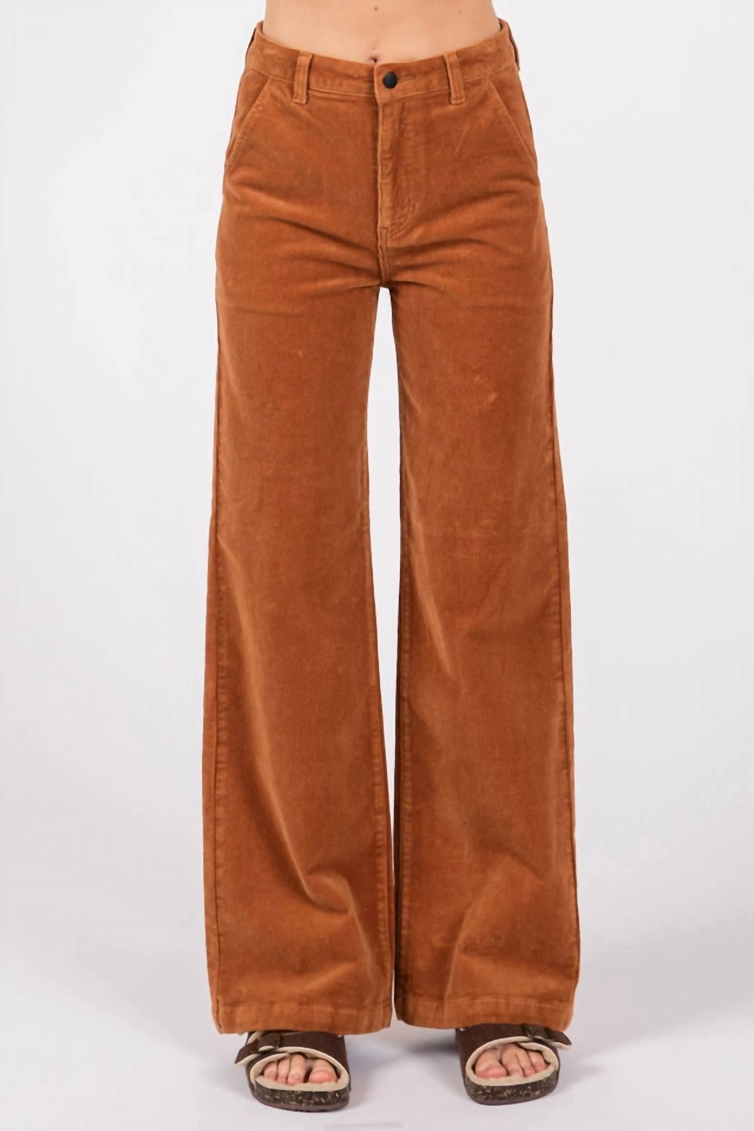 Letter To Juliet - Women's Bentley Street Wide Leg Corduroy Trouser