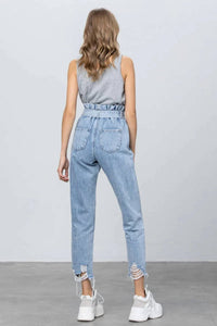 Insane Gene - Paper Bag Distressed Jeans