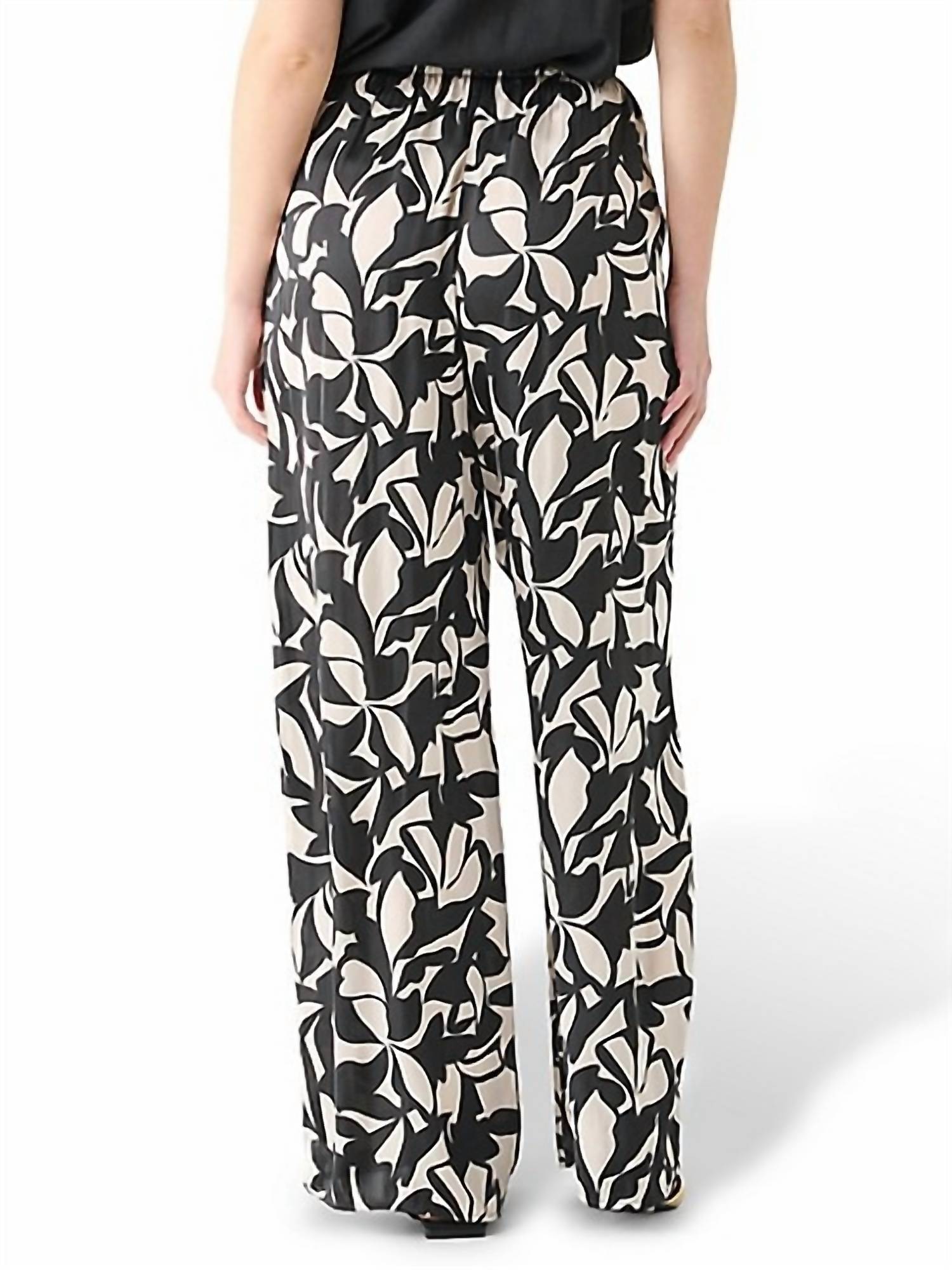 Dex - HIGH WAIST WIDE LEG SATIN PANT