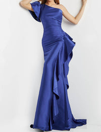 Jovani - Asymmetric One-Shoulder Dress
