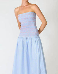 Line And Dot - Eleni Smocked Dress