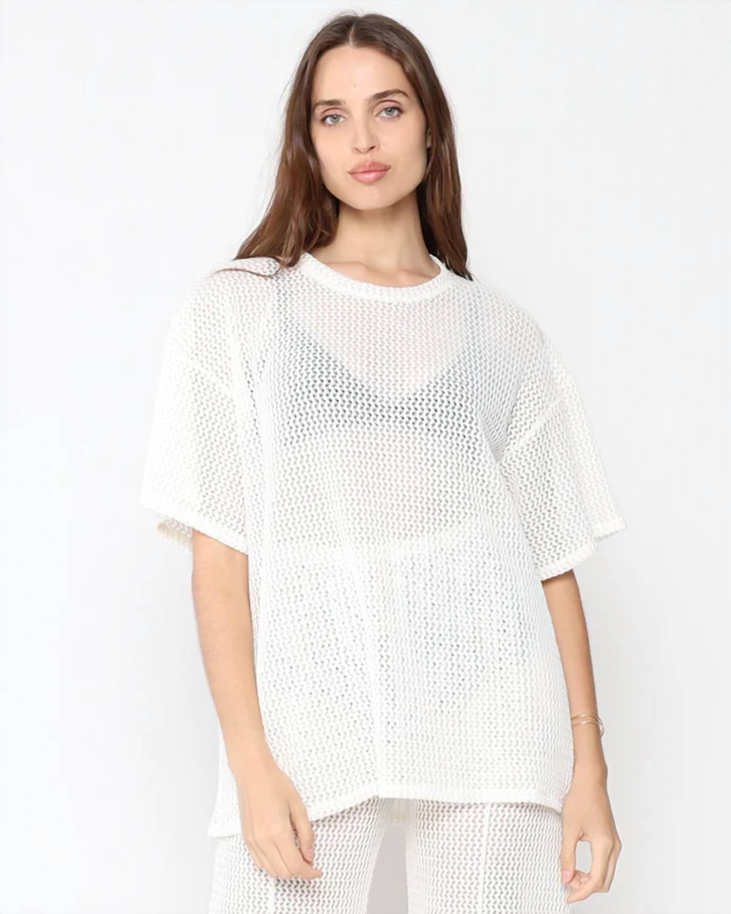 Ripley Rader - Fishnet Big Shirt