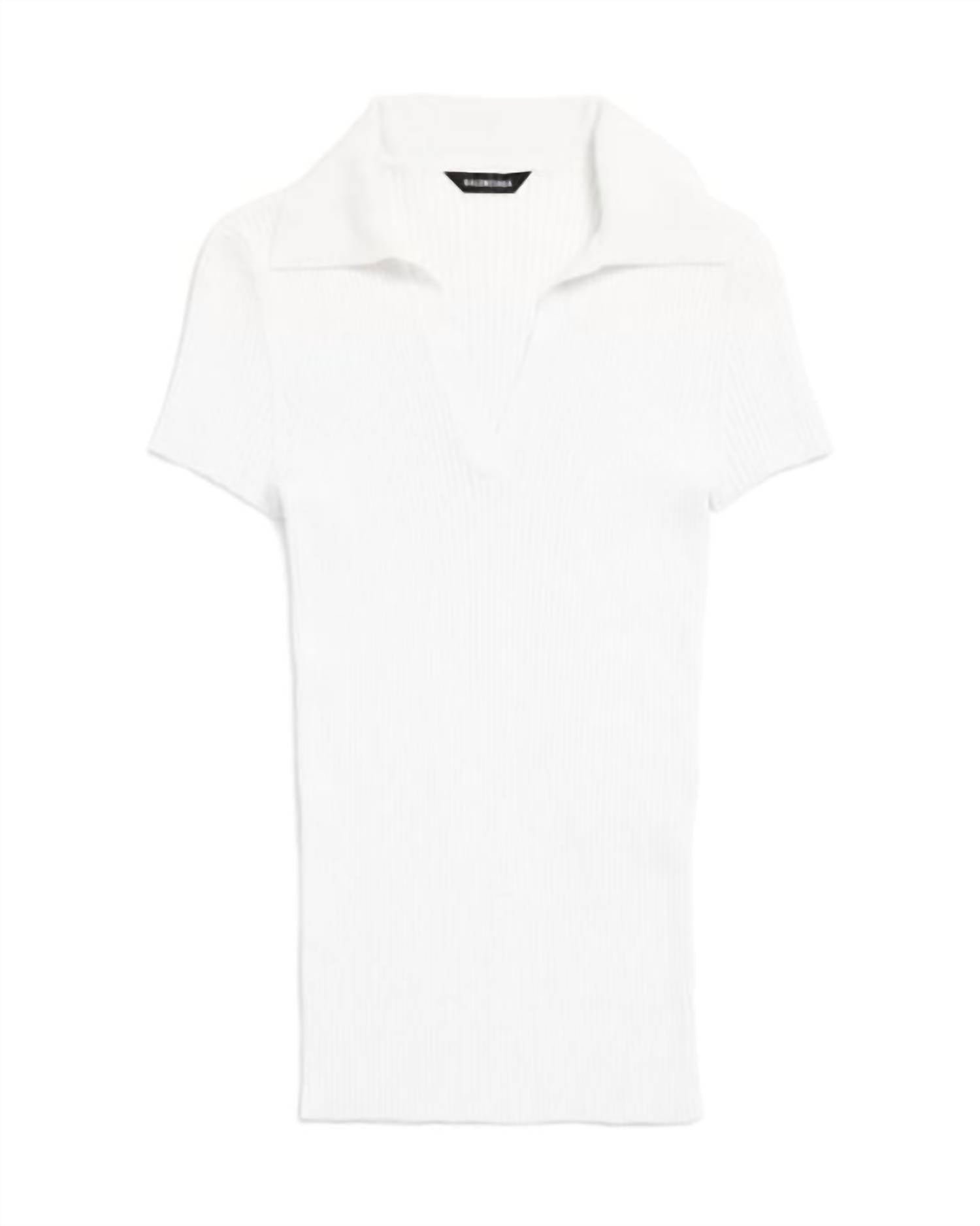 Balenciaga - Wool Classic Rib Knit Top