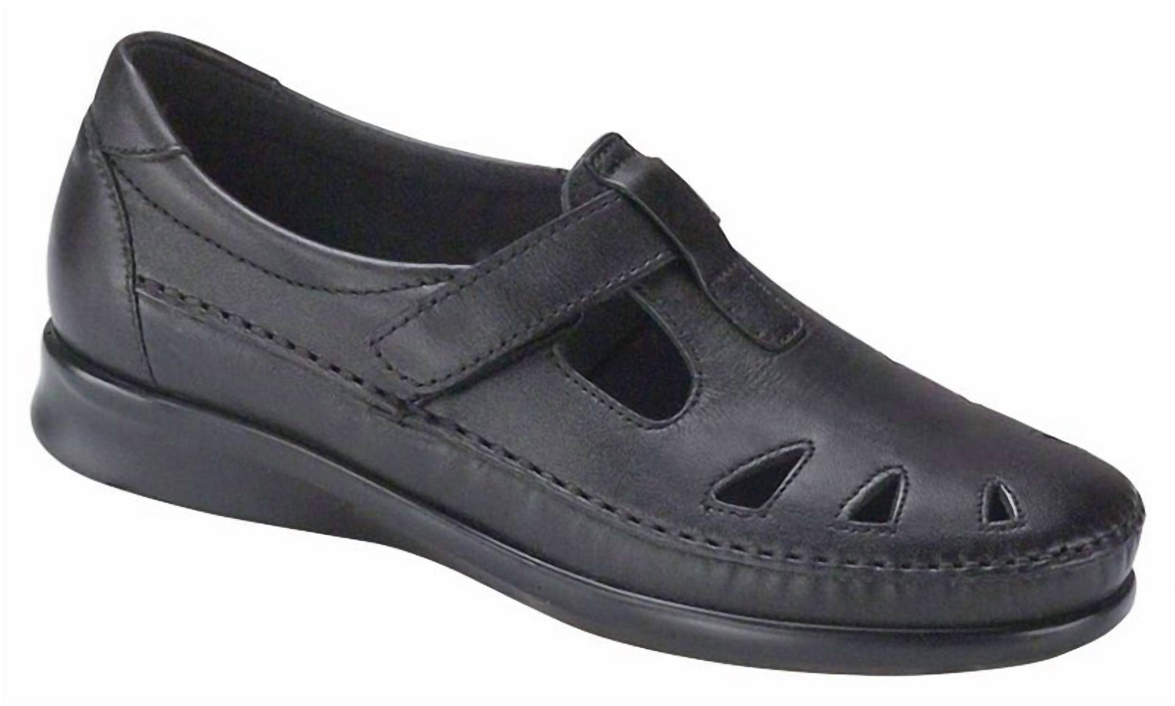 SAS Women's Roamer Slip On Loafer in black - women's flats