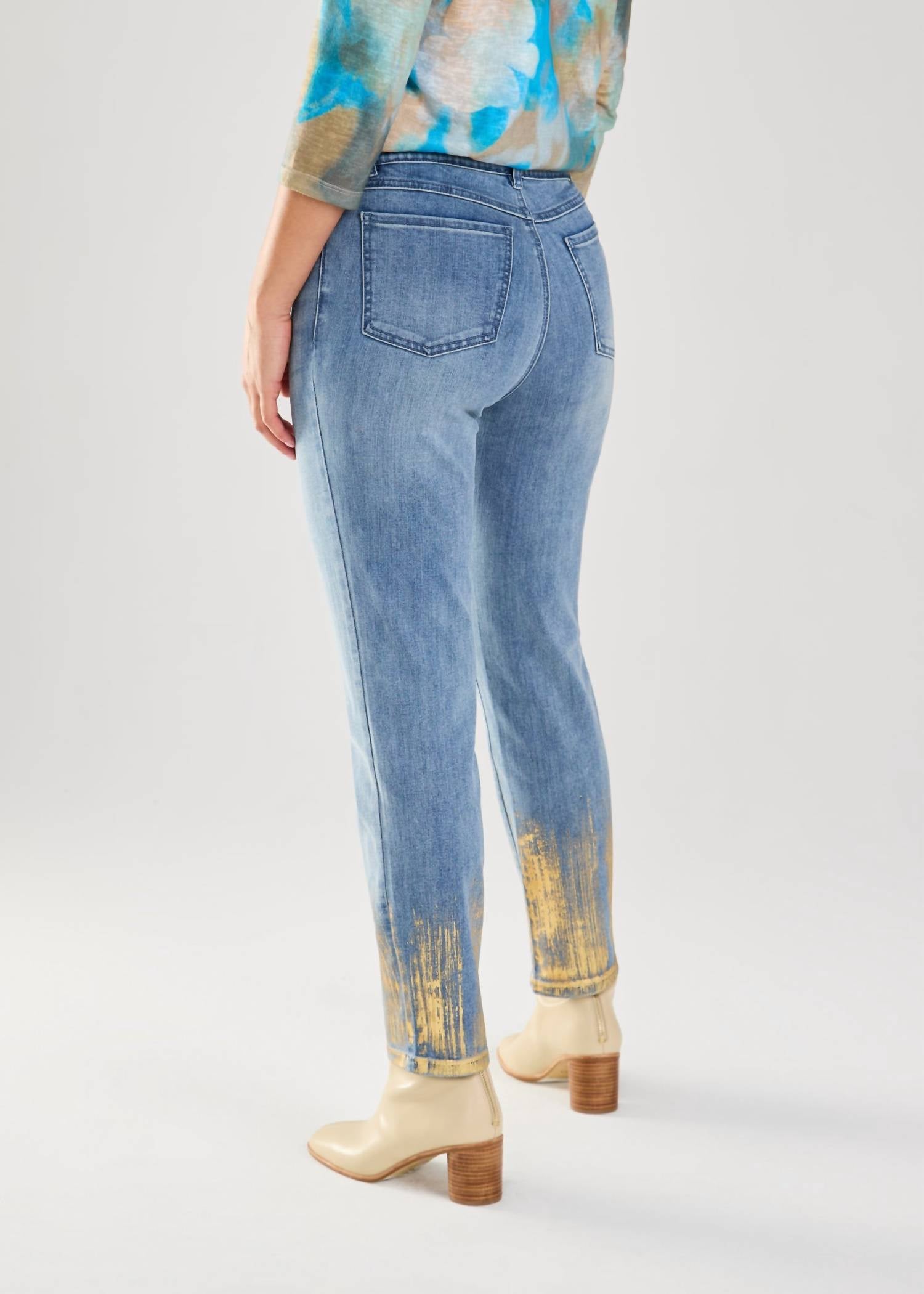 Fdj - Pull-On Pencil Ankle Denim
