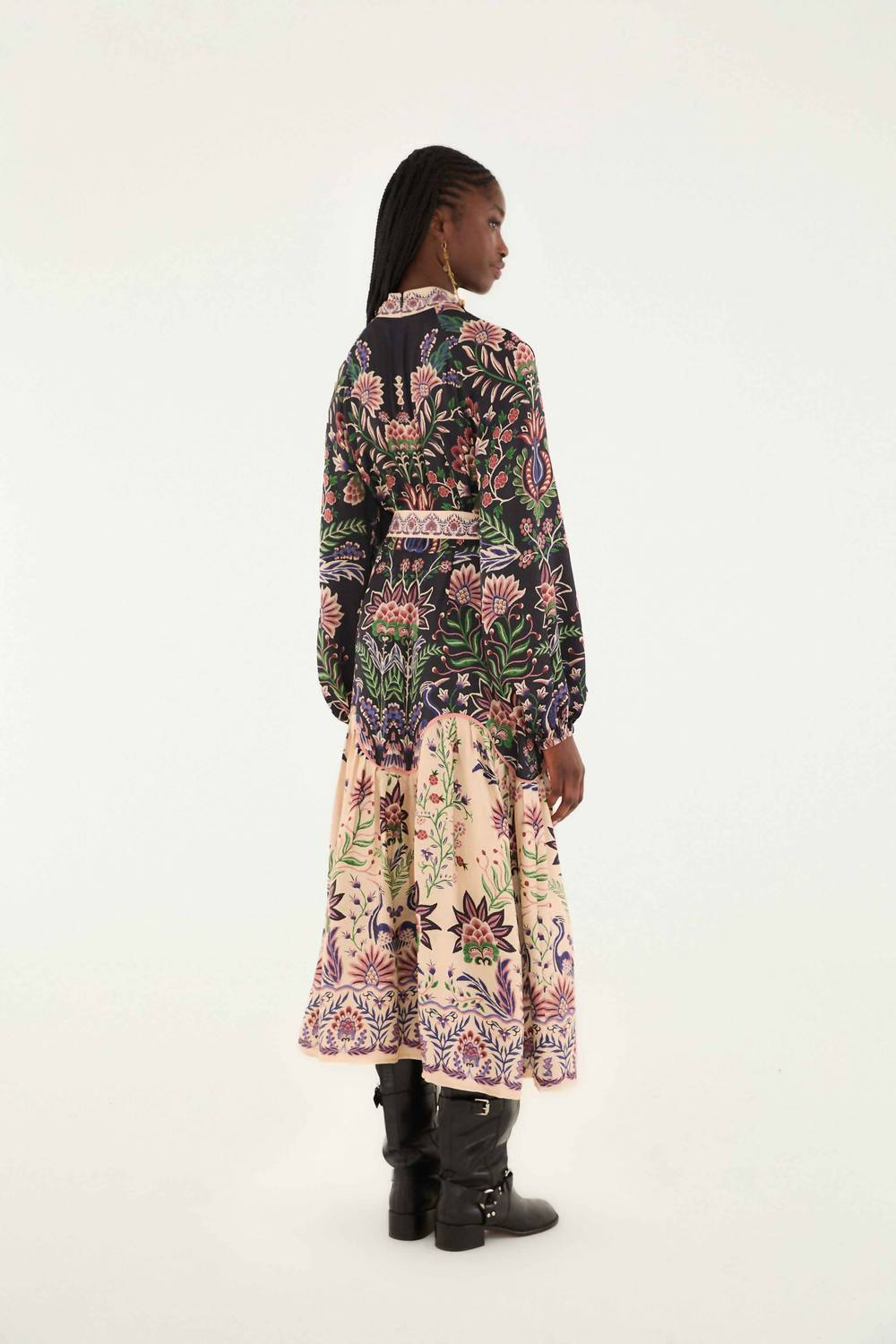 Farm Rio - MARVELOUS GARDEN MIDI DRESS