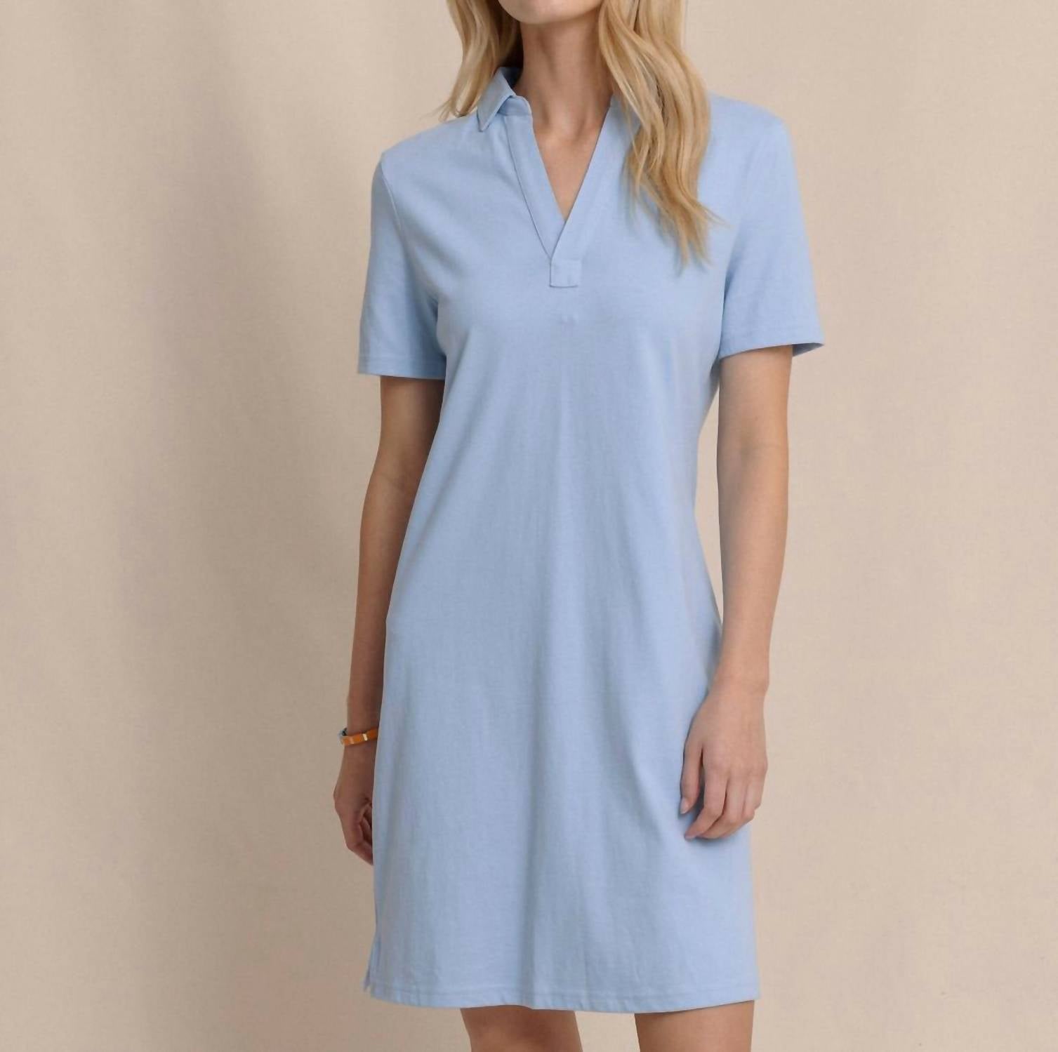 Southern Tide - Demi Solid Short Sleeve Polo Dress